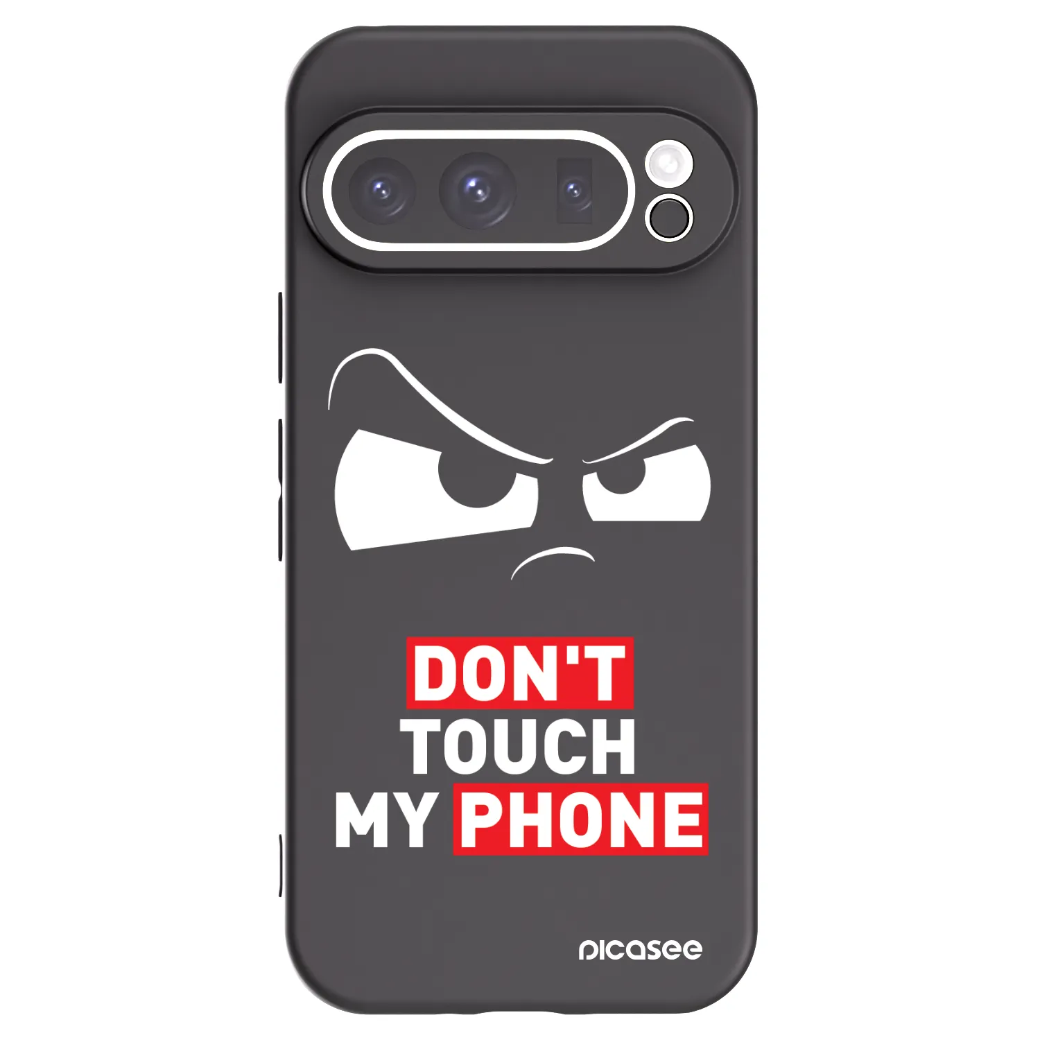 Picasee silikonski črni ovitek za Google Pixel 9 Pro - Cloudy Eye - Transparent