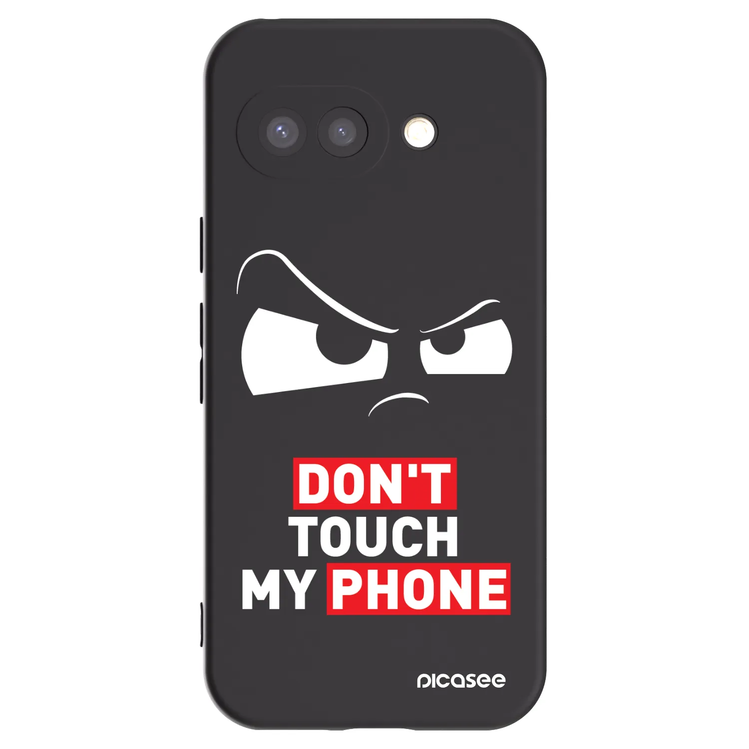 Picasee silikonski črni ovitek za Google Pixel 9a - Cloudy Eye - Transparent