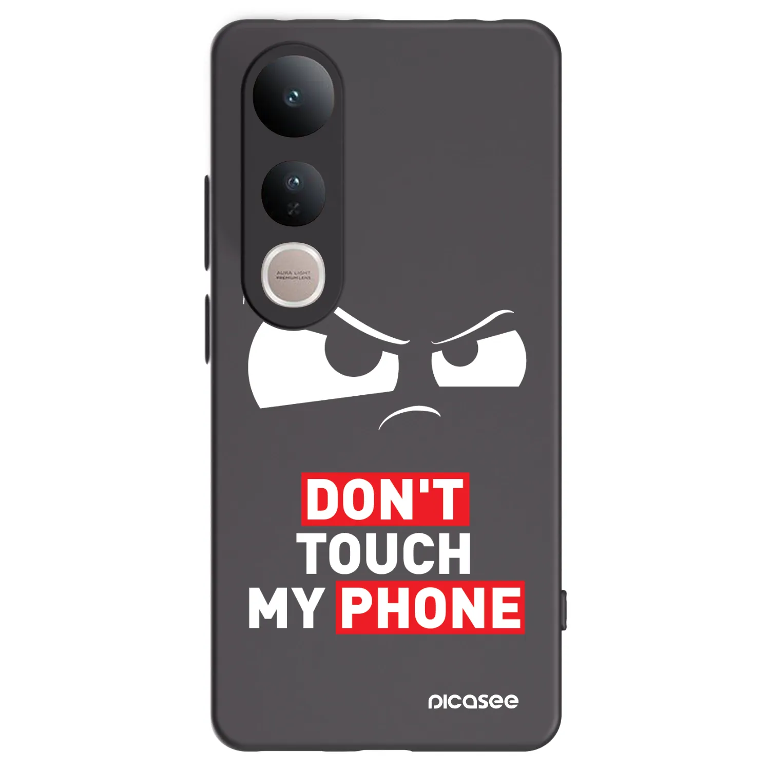 Picasee silikonski črni ovitek za Vivo V50 Lite 5G - Cloudy Eye - Transparent