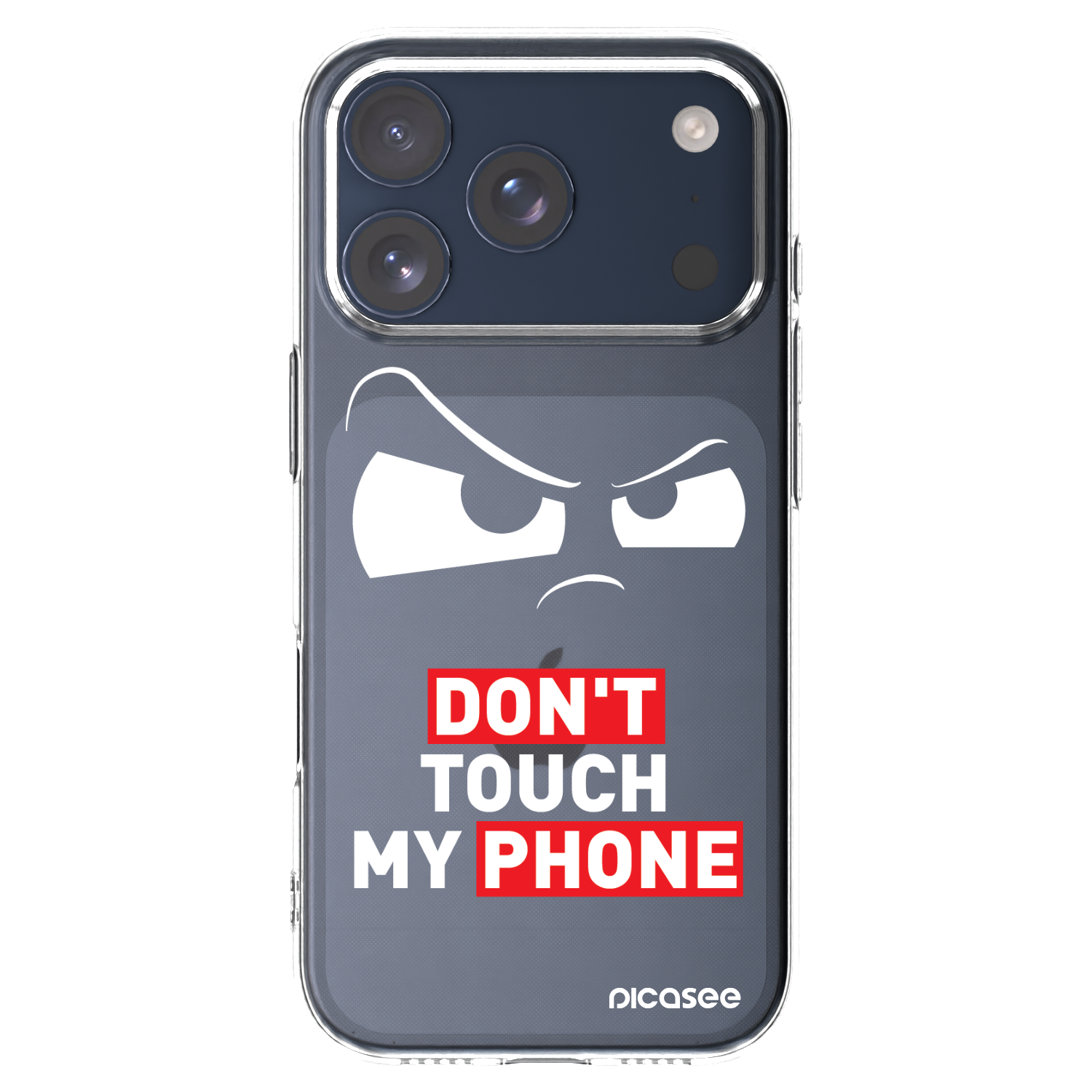 Picasee silikonski prozorni ovitek za Apple iPhone 17 Pro - Cloudy Eye - Transparent