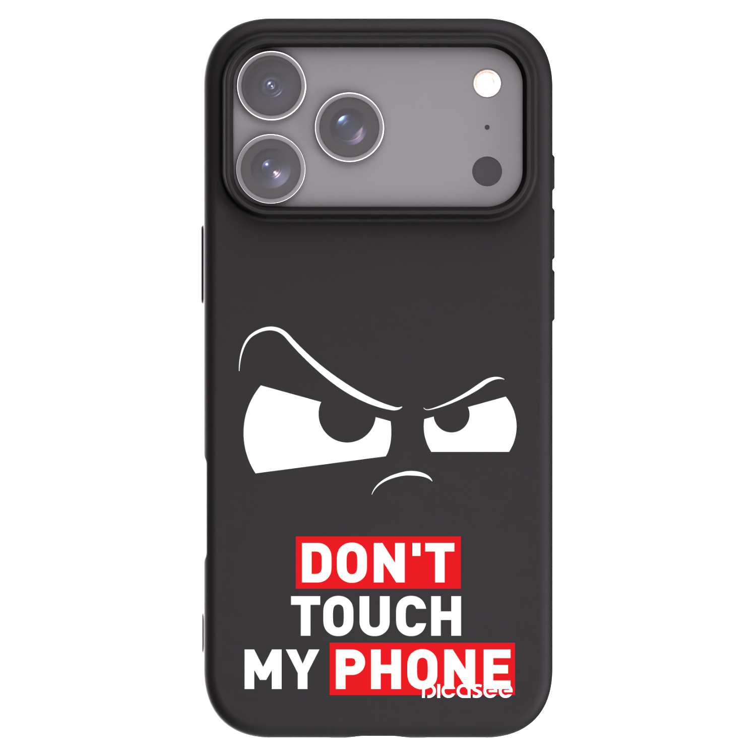 Picasee silikonski črni ovitek za Apple iPhone 17 Pro Max - Cloudy Eye - Transparent