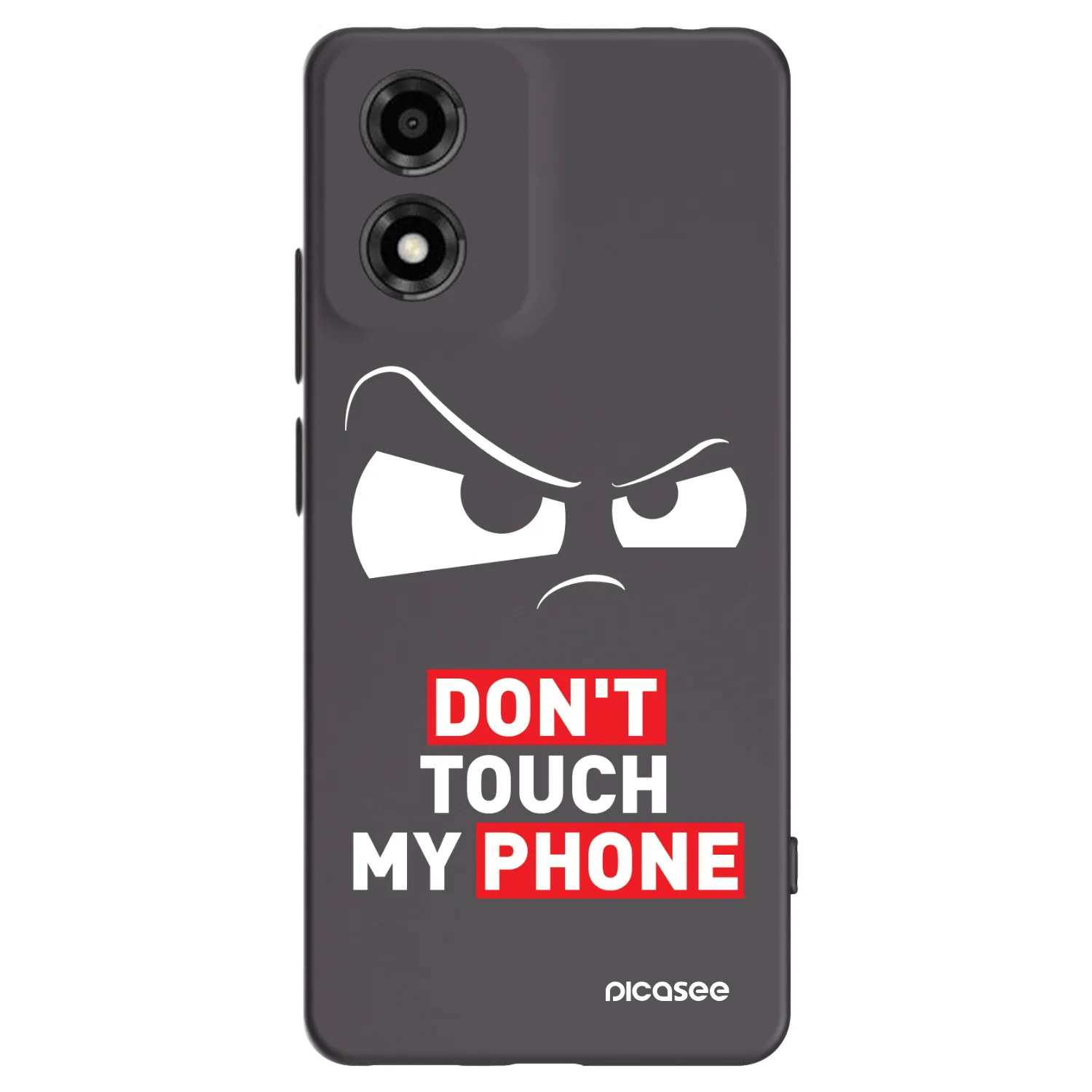 Picasee silikonski črni ovitek za Motorola Moto E14 - Cloudy Eye - Transparent