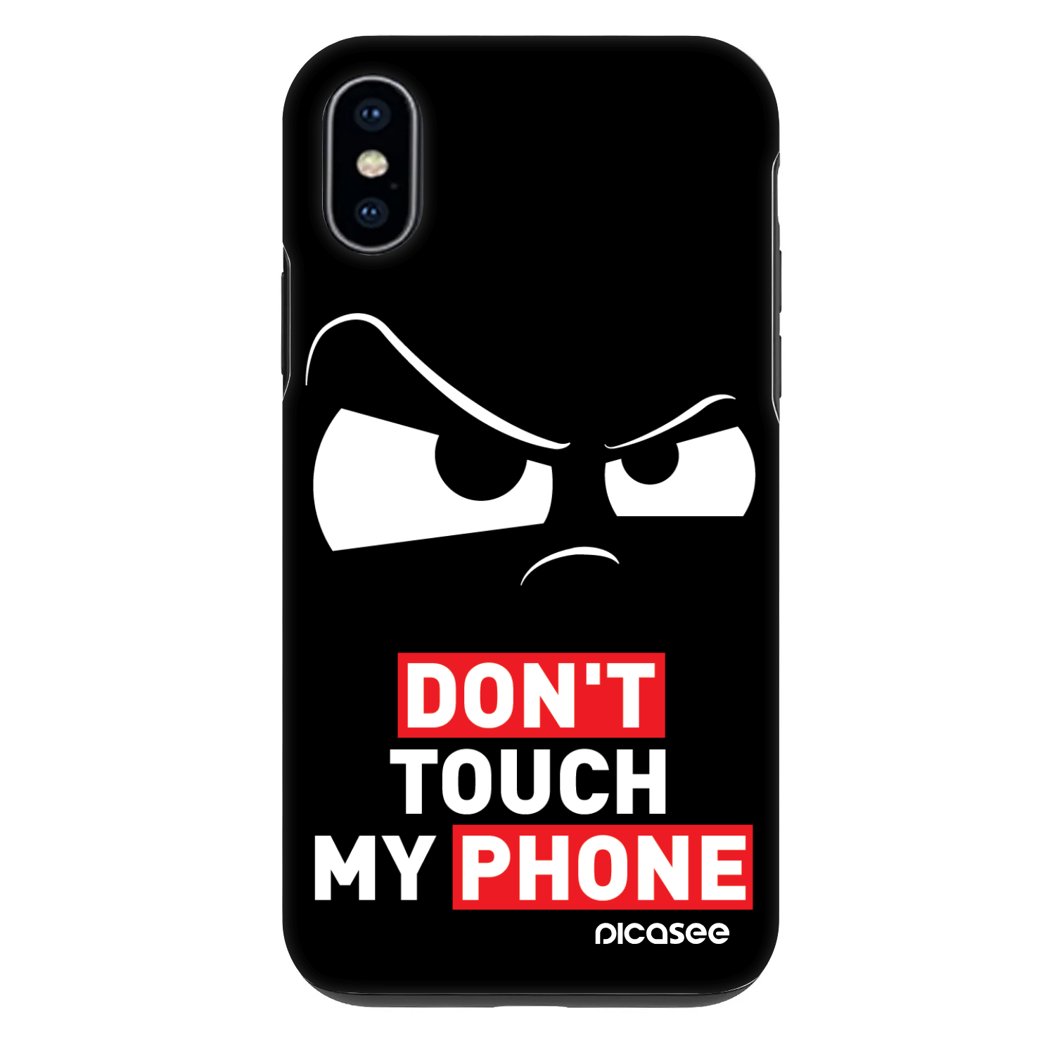 Picasee Fashion Case za Apple iPhone X/XS - Cloudy Eye - Transparent