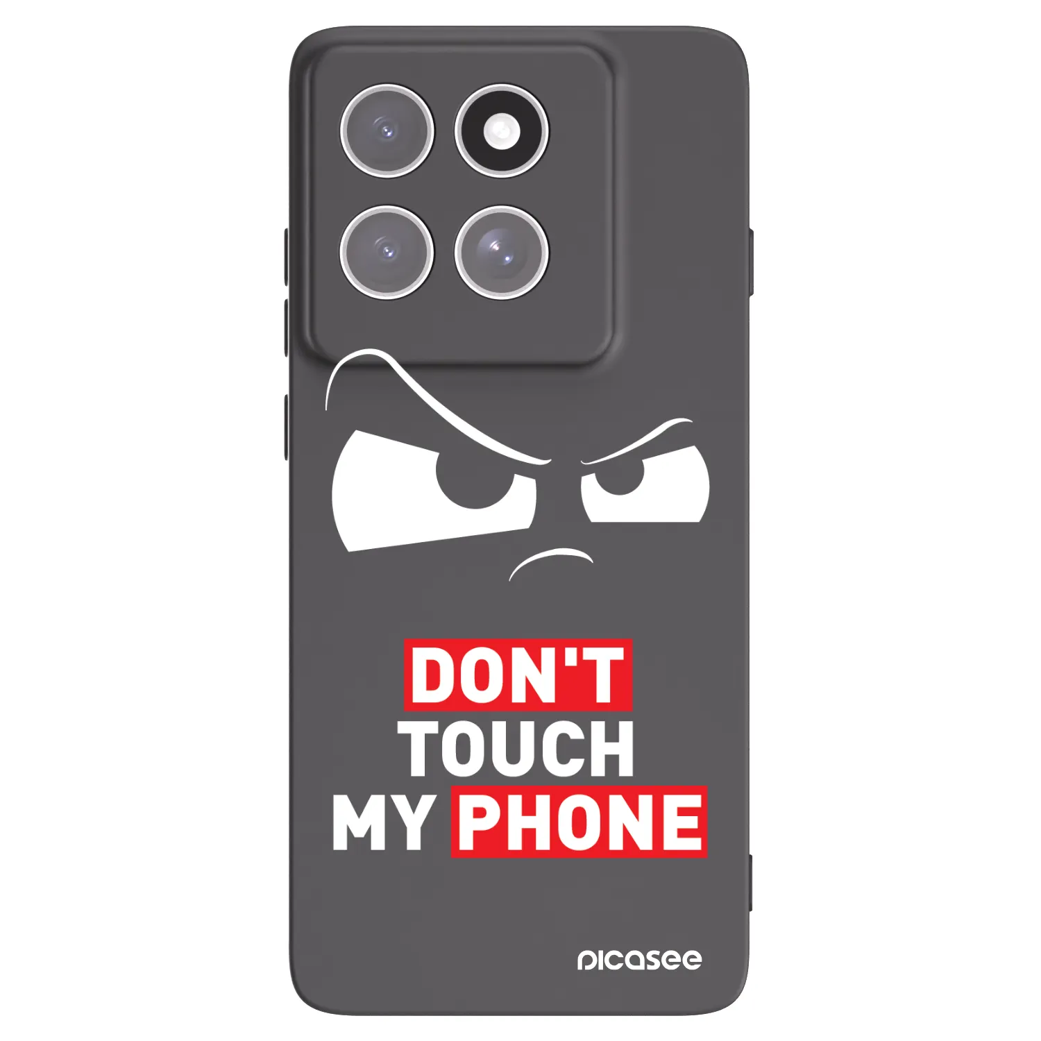 Picasee silikonski črni ovitek za Motorola Edge 60 Pro - Cloudy Eye - Transparent