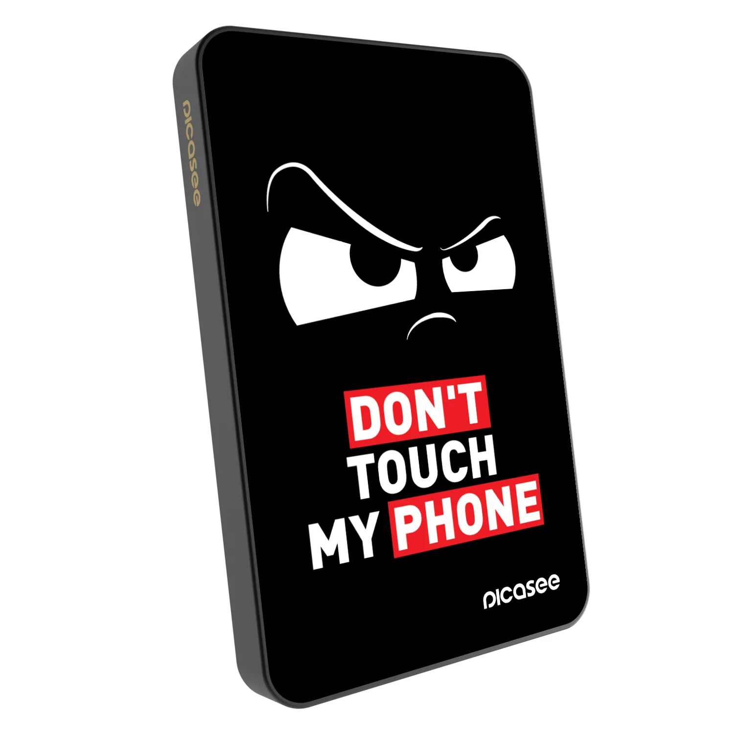 Picasee Prenosna baterija z MagSafe 5 000 mAh Siva - Cloudy Eye - Transparent