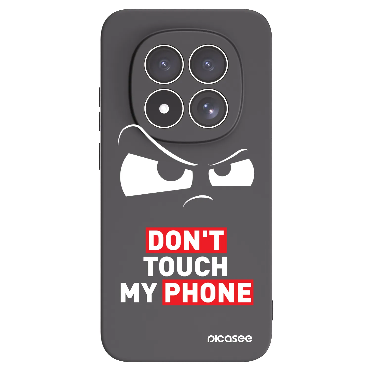 Picasee silikonski črni ovitek za Xiaomi Redmi Note 15 Pro 4G - Cloudy Eye - Transparent