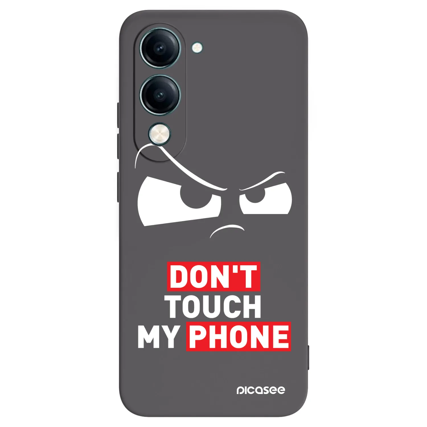 Picasee silikonski črni ovitek za Vivo Y29s 5G - Cloudy Eye - Transparent