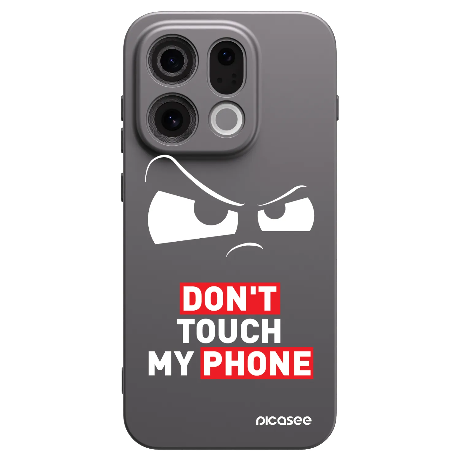 Picasee silikonski črni ovitek za OPPO Find X9 - Cloudy Eye - Transparent