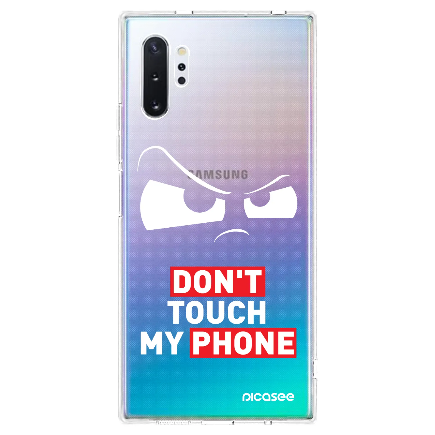 Picasee silikonski prozorni ovitek za Samsung Galaxy Note 10+ N975F - Cloudy Eye - Transparent