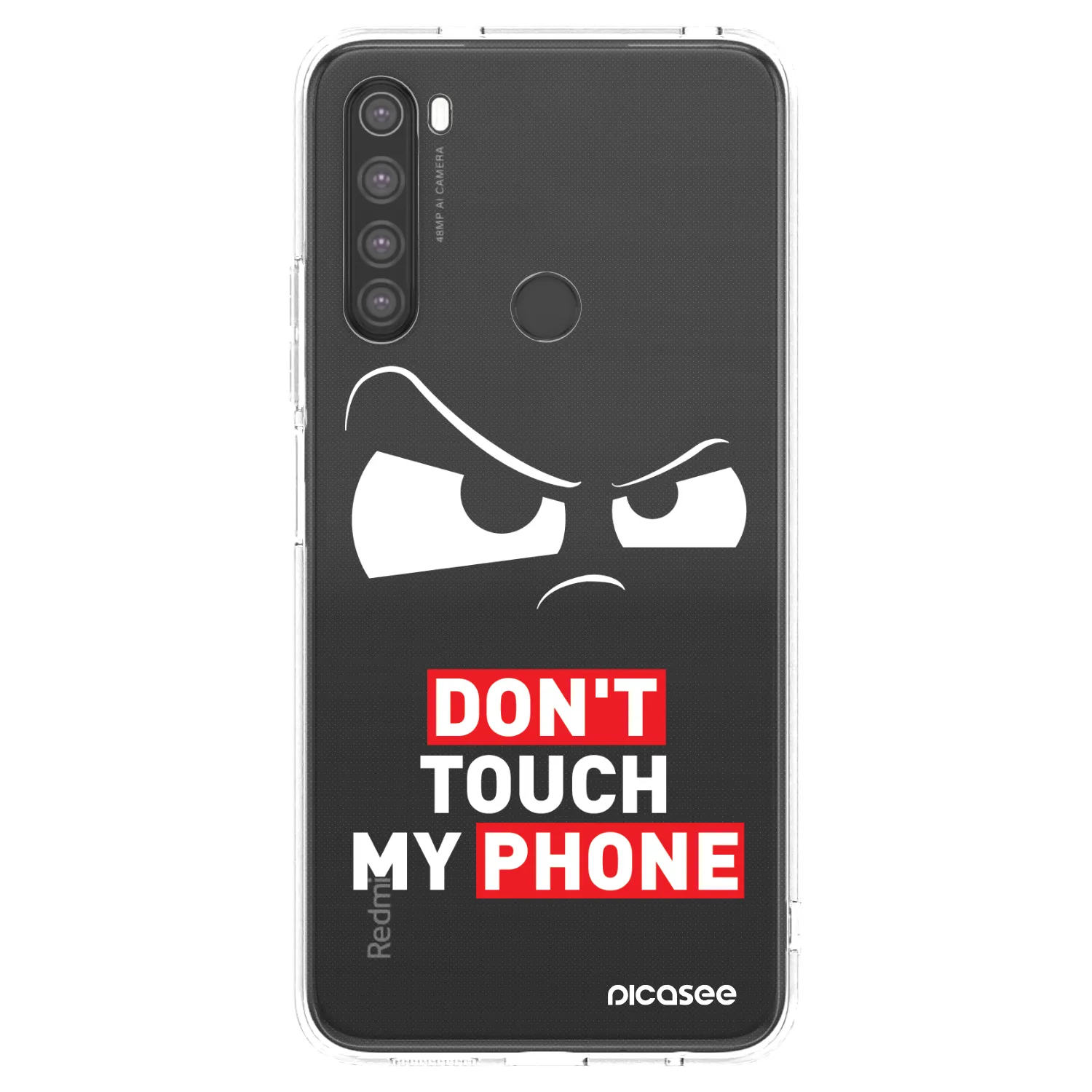 Picasee silikonski prozorni ovitek za Xiaomi Redmi Note 8 - Cloudy Eye - Transparent