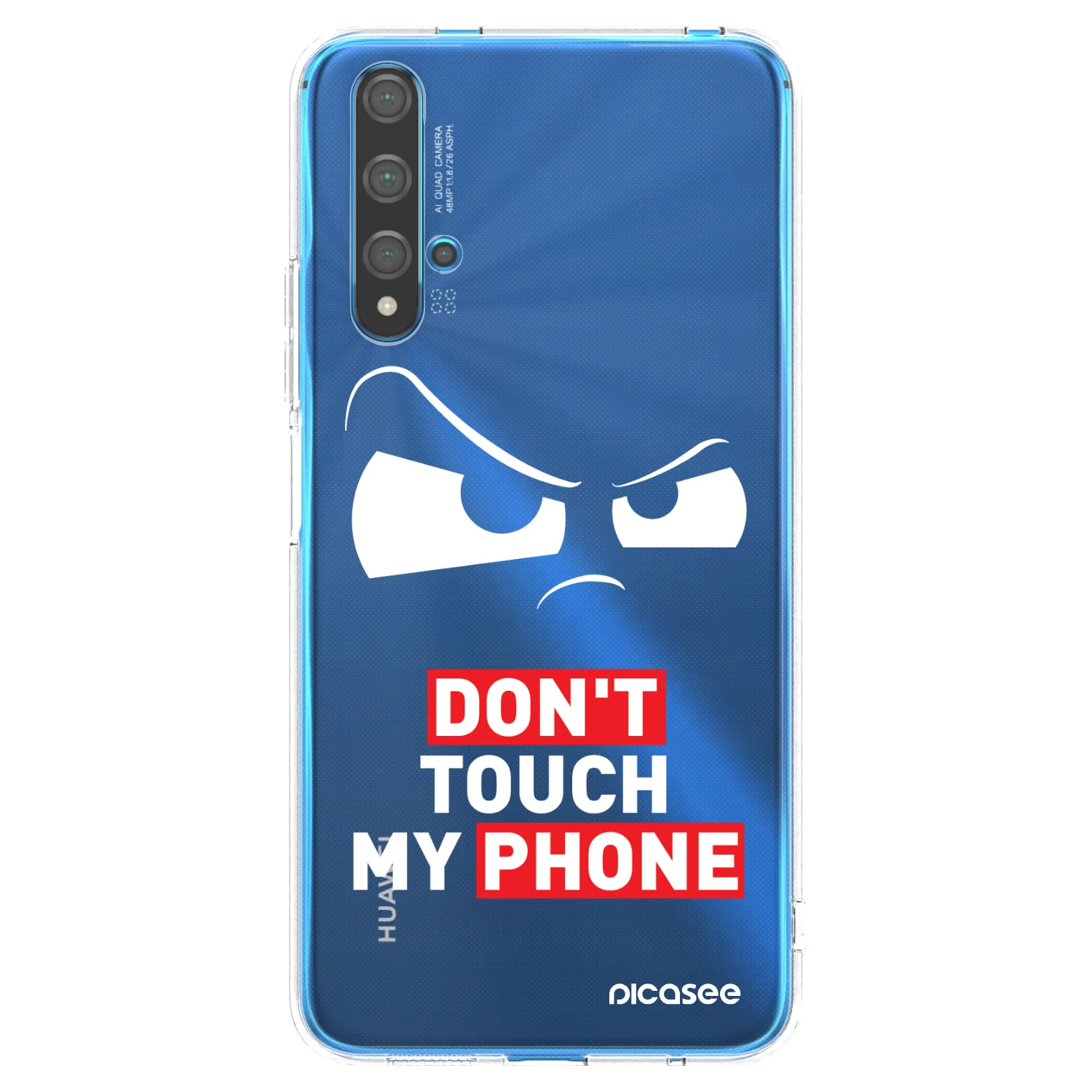 Picasee silikonski prozorni ovitek za Huawei Nova 5T - Cloudy Eye - Transparent