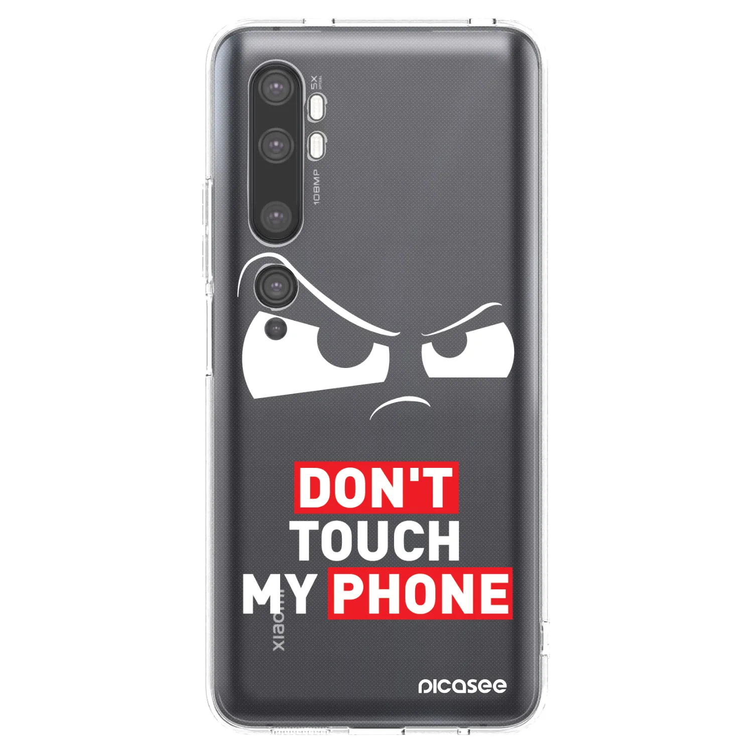 Picasee silikonski prozorni ovitek za Xiaomi Mi Note 10 (Pro) - Cloudy Eye - Transparent