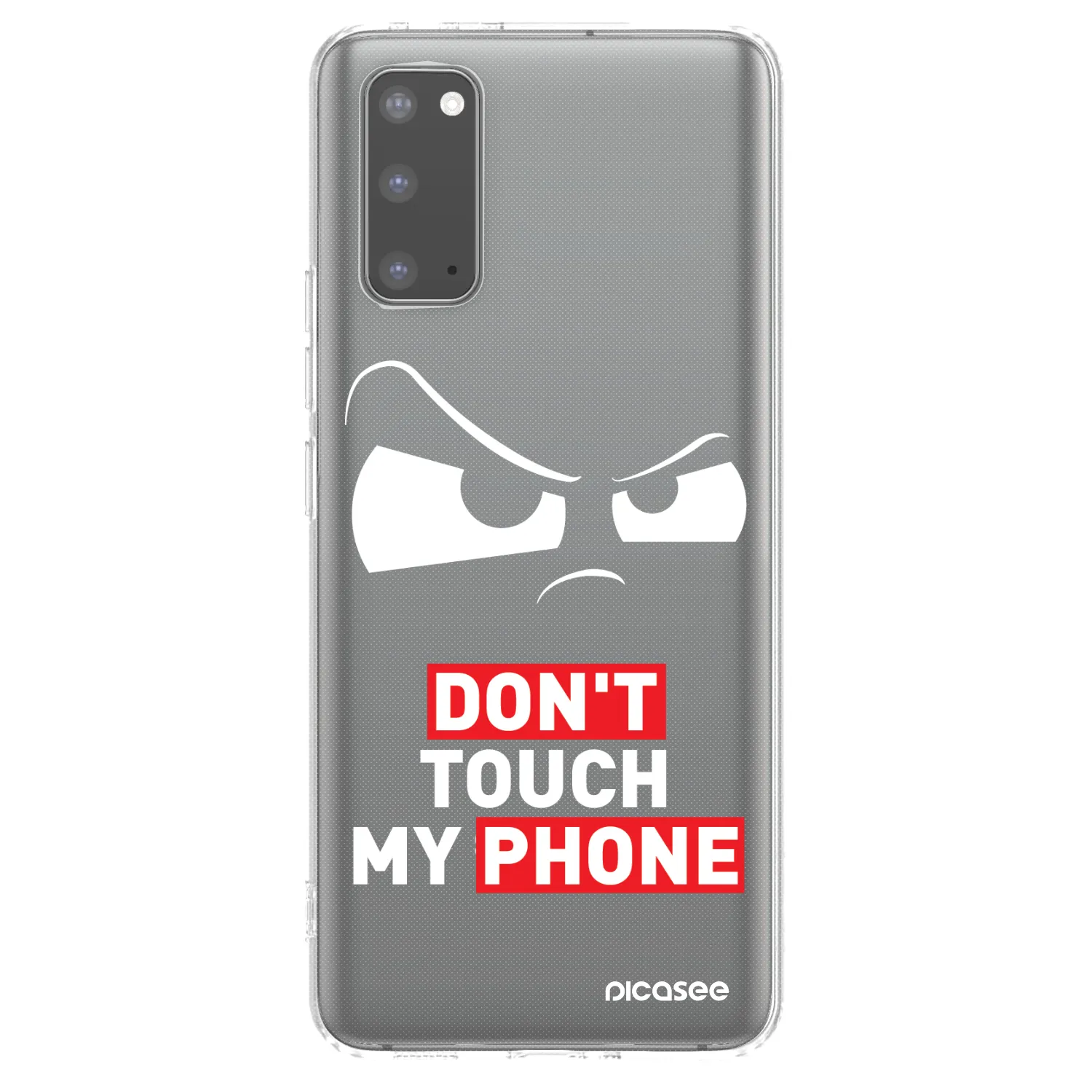 Picasee silikonski prozorni ovitek za Samsung Galaxy S20 G980F - Cloudy Eye - Transparent