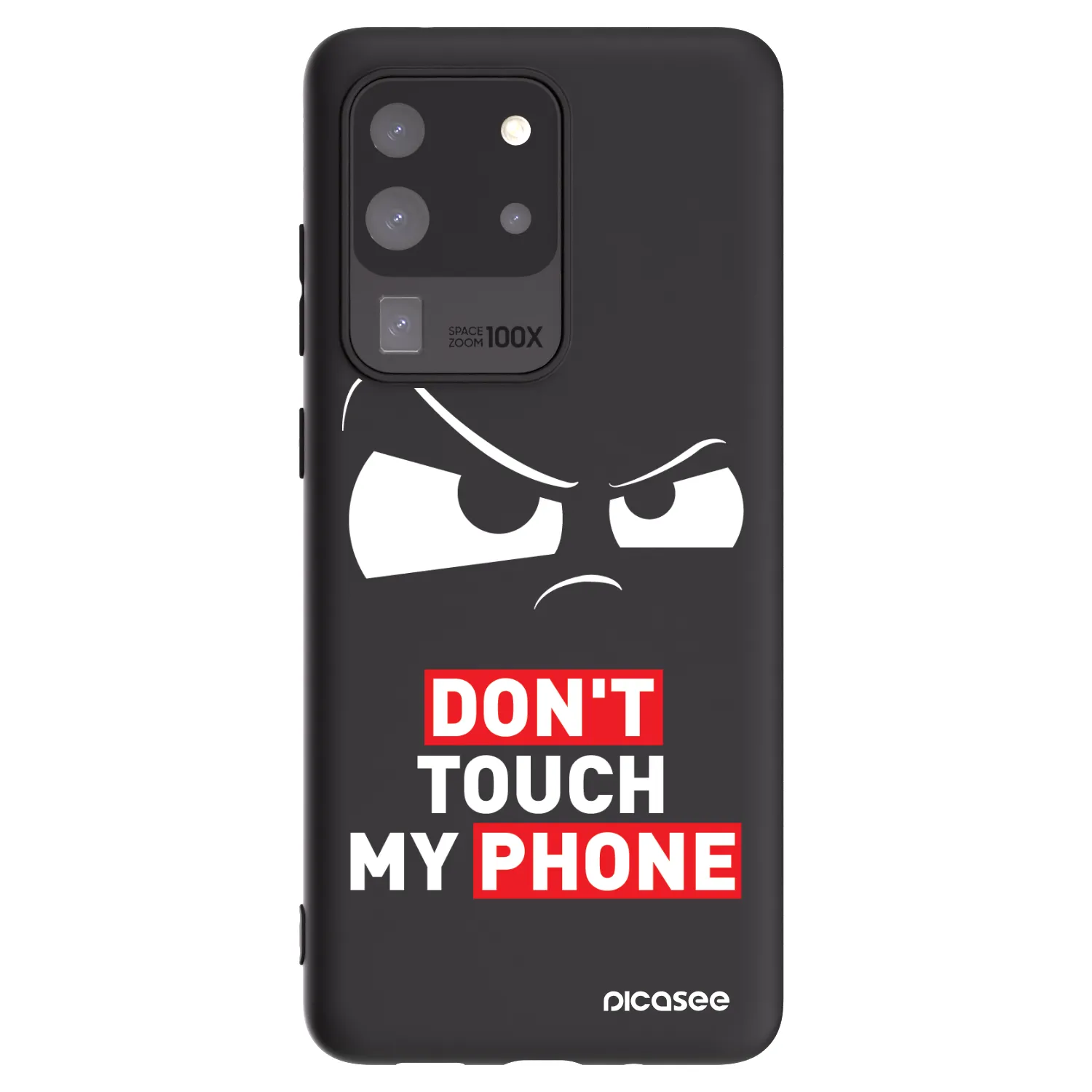 Picasee silikonski črni ovitek za Samsung Galaxy S20 Ultra 5G G988F - Cloudy Eye - Transparent