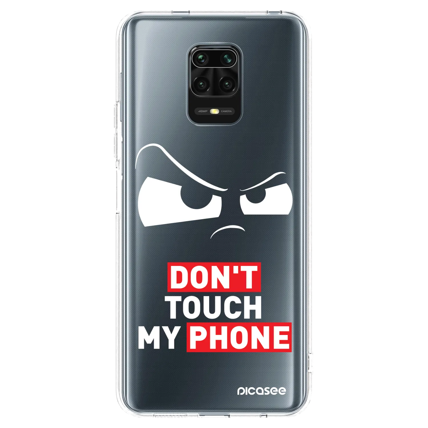 Picasee silikonski prozorni ovitek za Xiaomi Redmi Note 9 Pro - Cloudy Eye - Transparent
