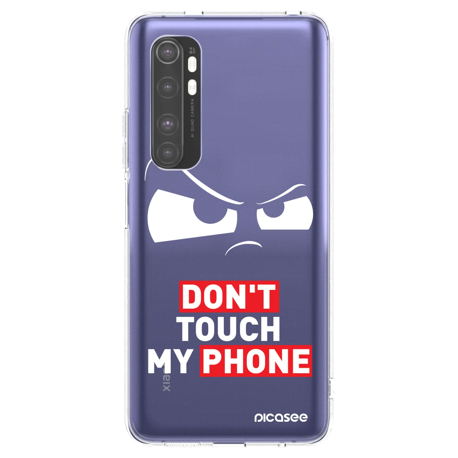 Picasee silikonski prozorni ovitek za Xiaomi Mi Note 10 Lite - Cloudy Eye - Transparent