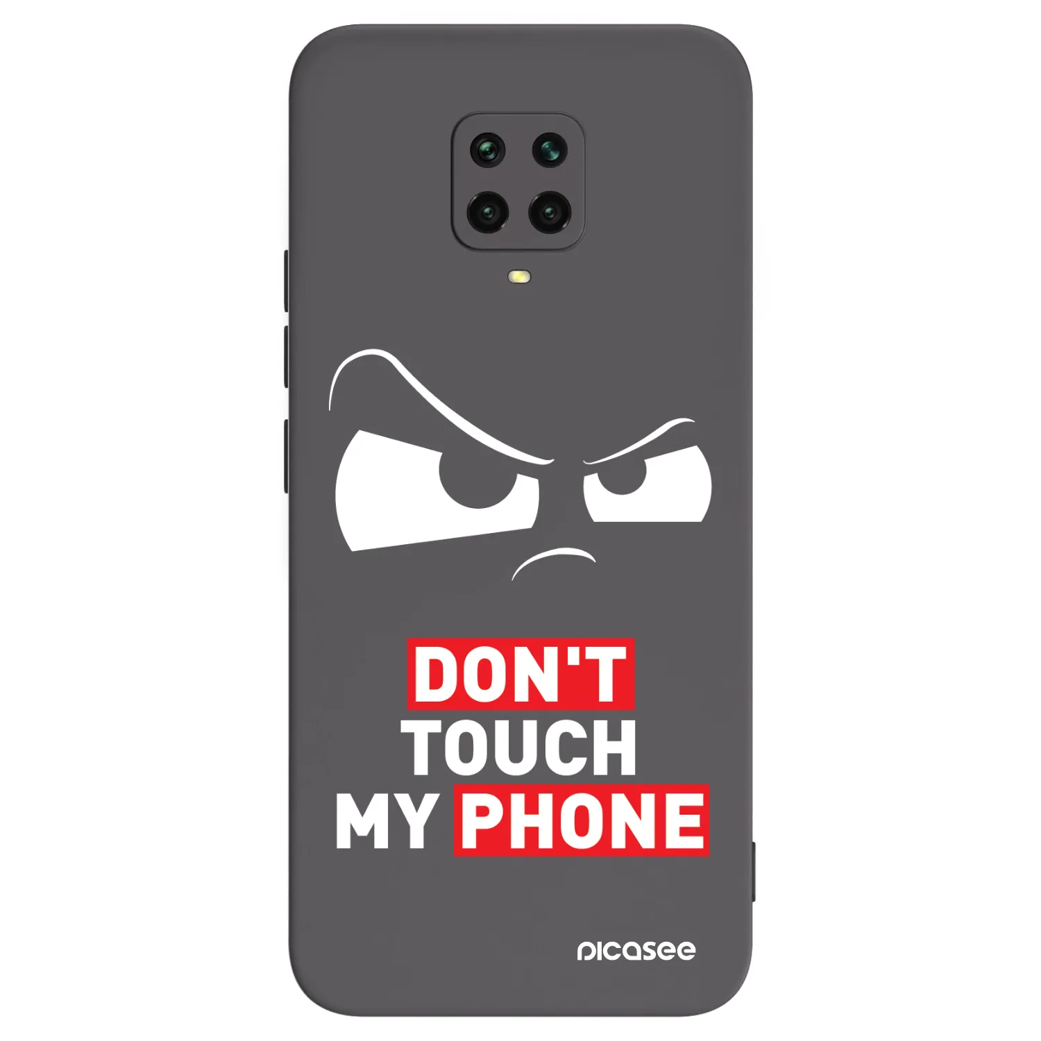 Picasee silikonski črni ovitek za Xiaomi Redmi Note 9S - Cloudy Eye - Transparent