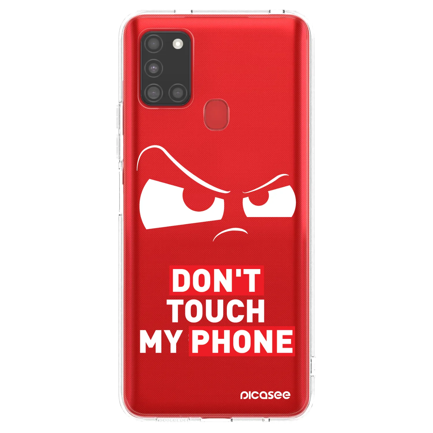 Picasee silikonski prozorni ovitek za Samsung Galaxy A21s - Cloudy Eye - Transparent