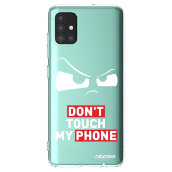 Picasee silikonski prozorni ovitek za Samsung Galaxy M51 M515F - Cloudy Eye - Transparent