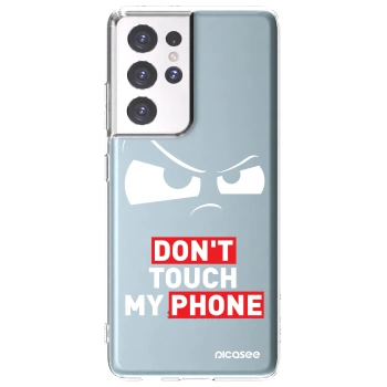 Picasee silikonski prozorni ovitek za Samsung Galaxy S21 Ultra 5G G998B - Cloudy Eye - Transparent