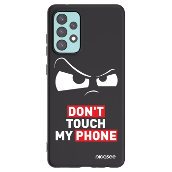 Picasee silikonski črni ovitek za Samsung Galaxy A72 A725F - Cloudy Eye - Transparent