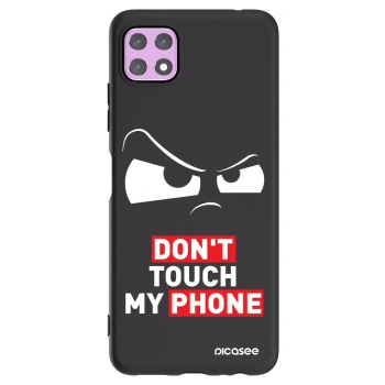 Picasee silikonski črni ovitek za Samsung Galaxy A22 A226B 5G - Cloudy Eye - Transparent