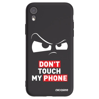 Picasee silikonski črni ovitek za Apple iPhone XR - Cloudy Eye - Transparent