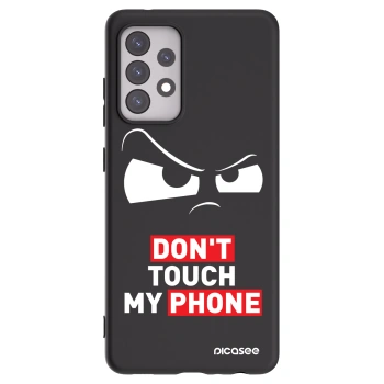 Picasee silikonski črni ovitek za Samsung Galaxy A52s 5G A528B - Cloudy Eye - Transparent