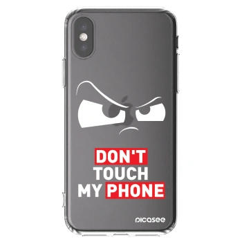 Picasee silikonski prozorni ovitek za Apple iPhone X/XS - Cloudy Eye - Transparent