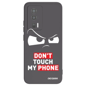 Picasee silikonski črni ovitek za Xiaomi Poco F5 Pro 5G - Cloudy Eye - Transparent