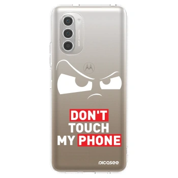 Picasee silikonski prozorni ovitek za Motorola Moto G51 - Cloudy Eye - Transparent