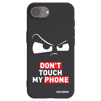 Picasee silikonski črni ovitek za Apple iPhone 16e - Cloudy Eye - Transparent