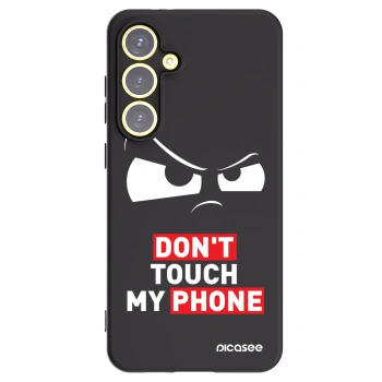 Picasee silikonski črni ovitek za Samsung Galaxy S24 FE S721B - Cloudy Eye - Transparent