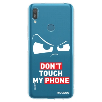 Picasee silikonski prozorni ovitek za Huawei Y7 2019 - Cloudy Eye - Transparent