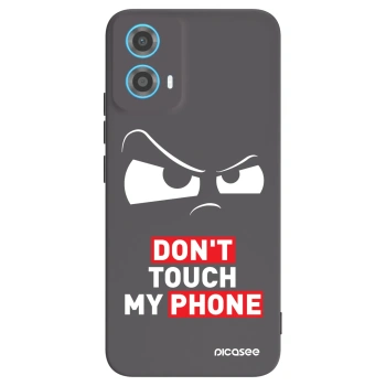 Picasee silikonski črni ovitek za Motorola Moto G34 5G - Cloudy Eye - Transparent