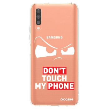 Picasee silikonski prozorni ovitek za Samsung Galaxy A70 A705F - Cloudy Eye - Transparent