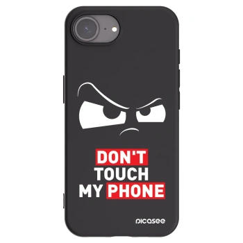 Picasee silikonski črni ovitek za Apple iPhone 17e - Cloudy Eye - Transparent