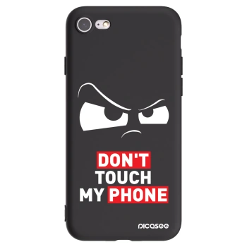 Picasee silikonski črni ovitek za Apple iPhone SE 2020 - Cloudy Eye - Transparent