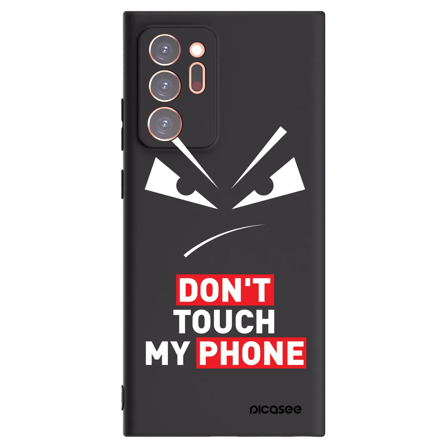 Picasee silikonski črni ovitek za Samsung Galaxy Note 20 Ultra - Evil Eye - Transparent