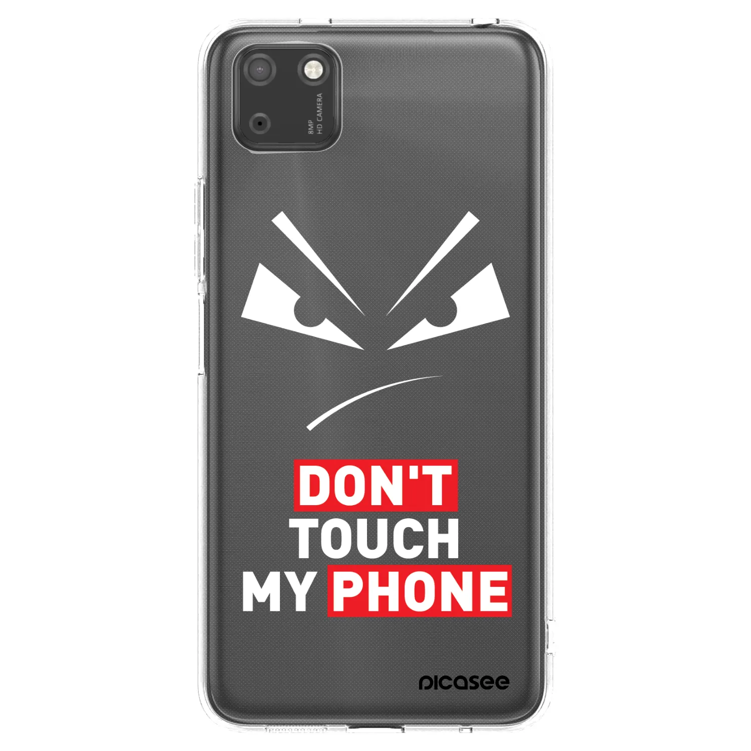 Picasee silikonski prozorni ovitek za Huawei Y5P - Evil Eye - Transparent