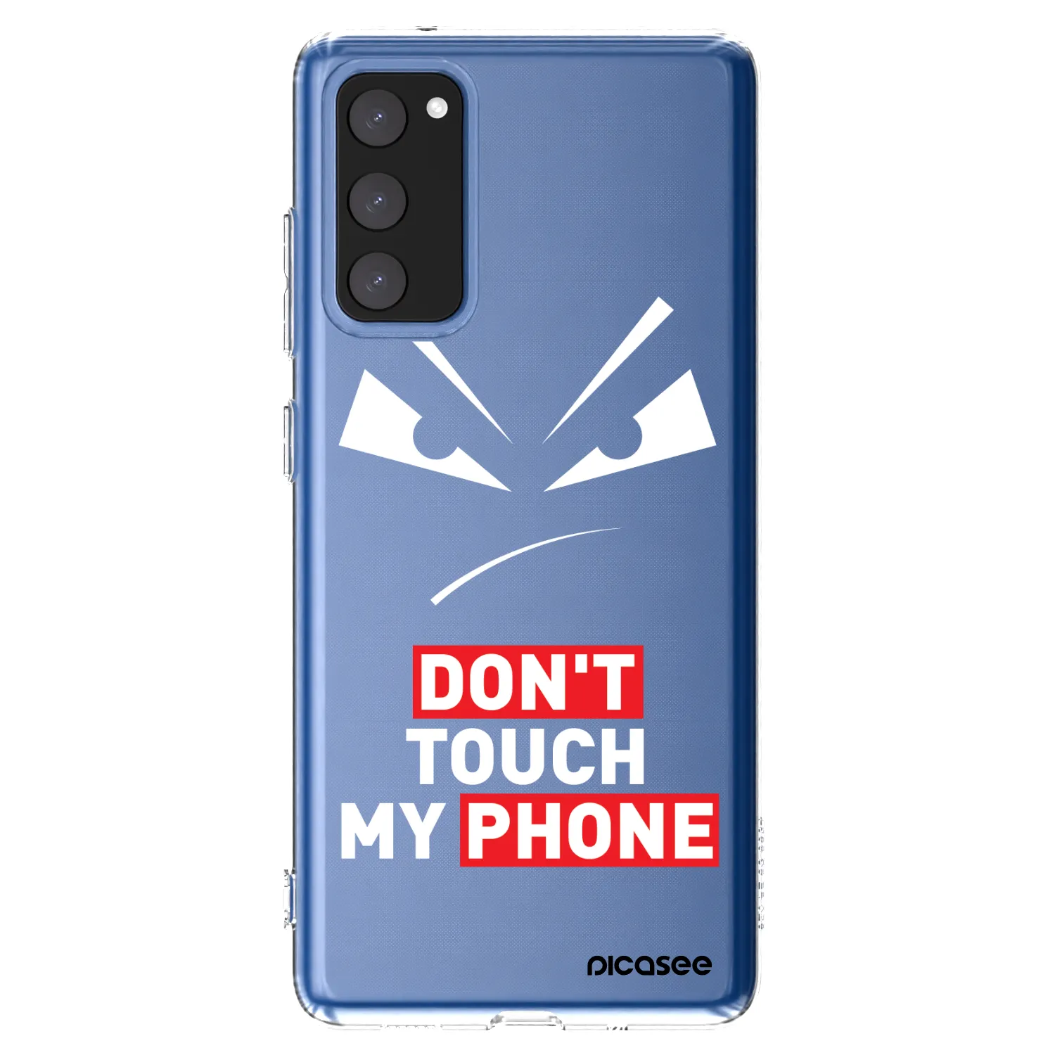 Picasee silikonski prozorni ovitek za Samsung Galaxy S20 FE - Evil Eye - Transparent