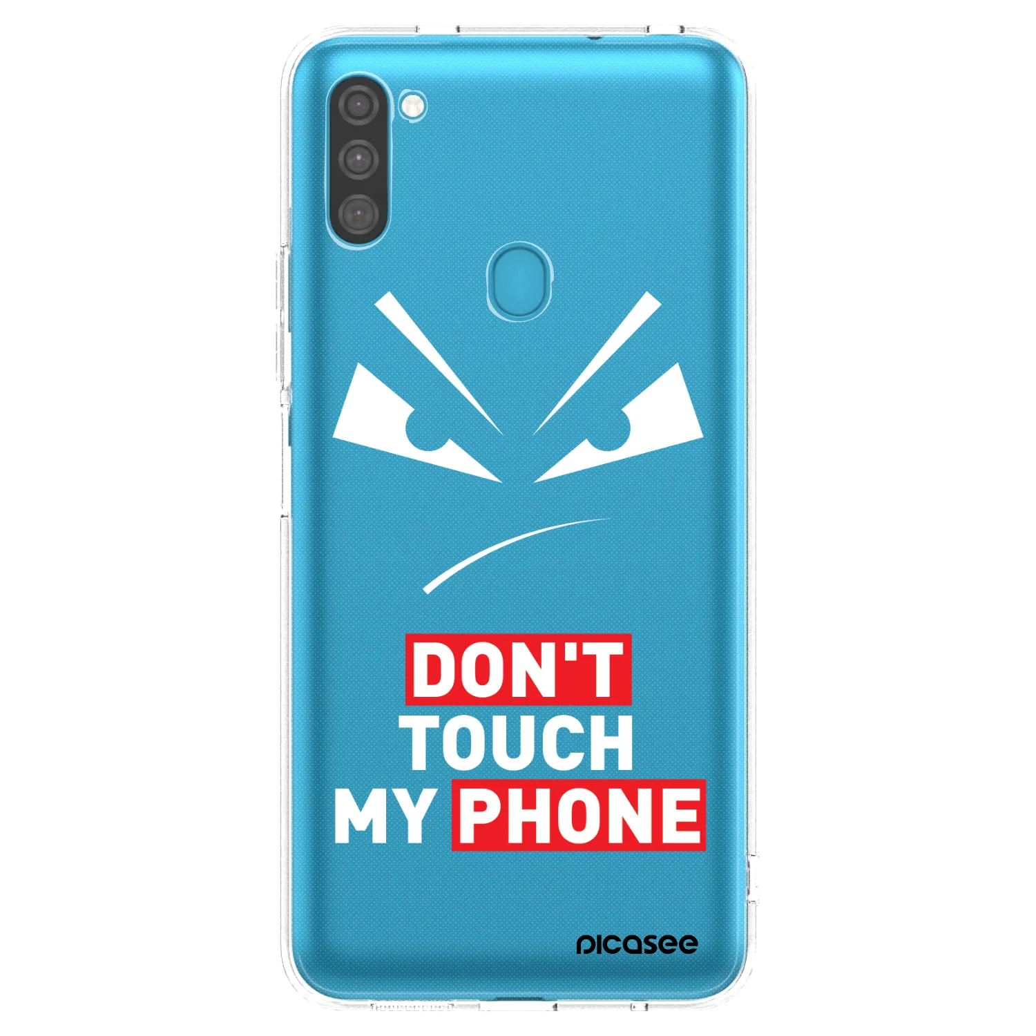 Picasee silikonski prozorni ovitek za Samsung Galaxy M11 - Evil Eye - Transparent