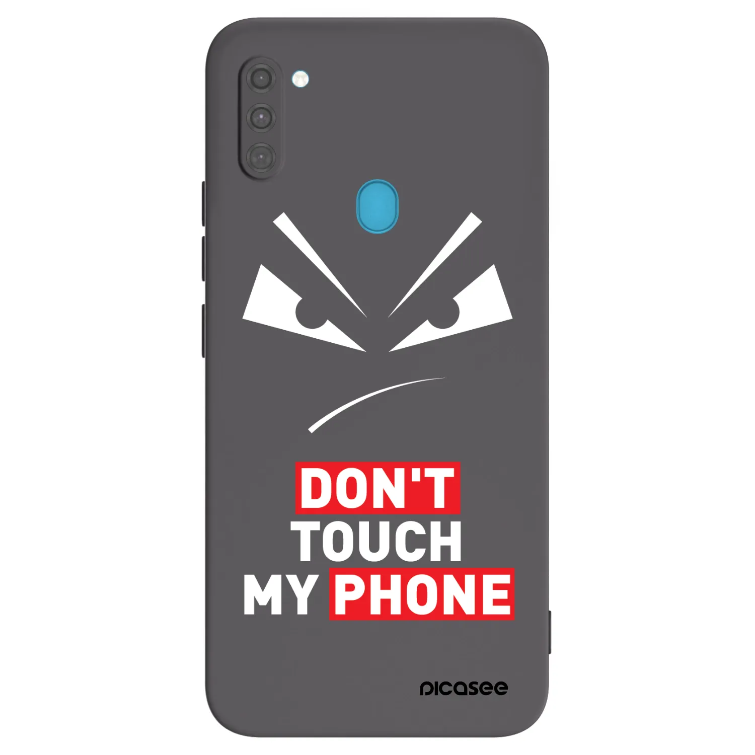 Picasee silikonski črni ovitek za Samsung Galaxy M11 - Evil Eye - Transparent