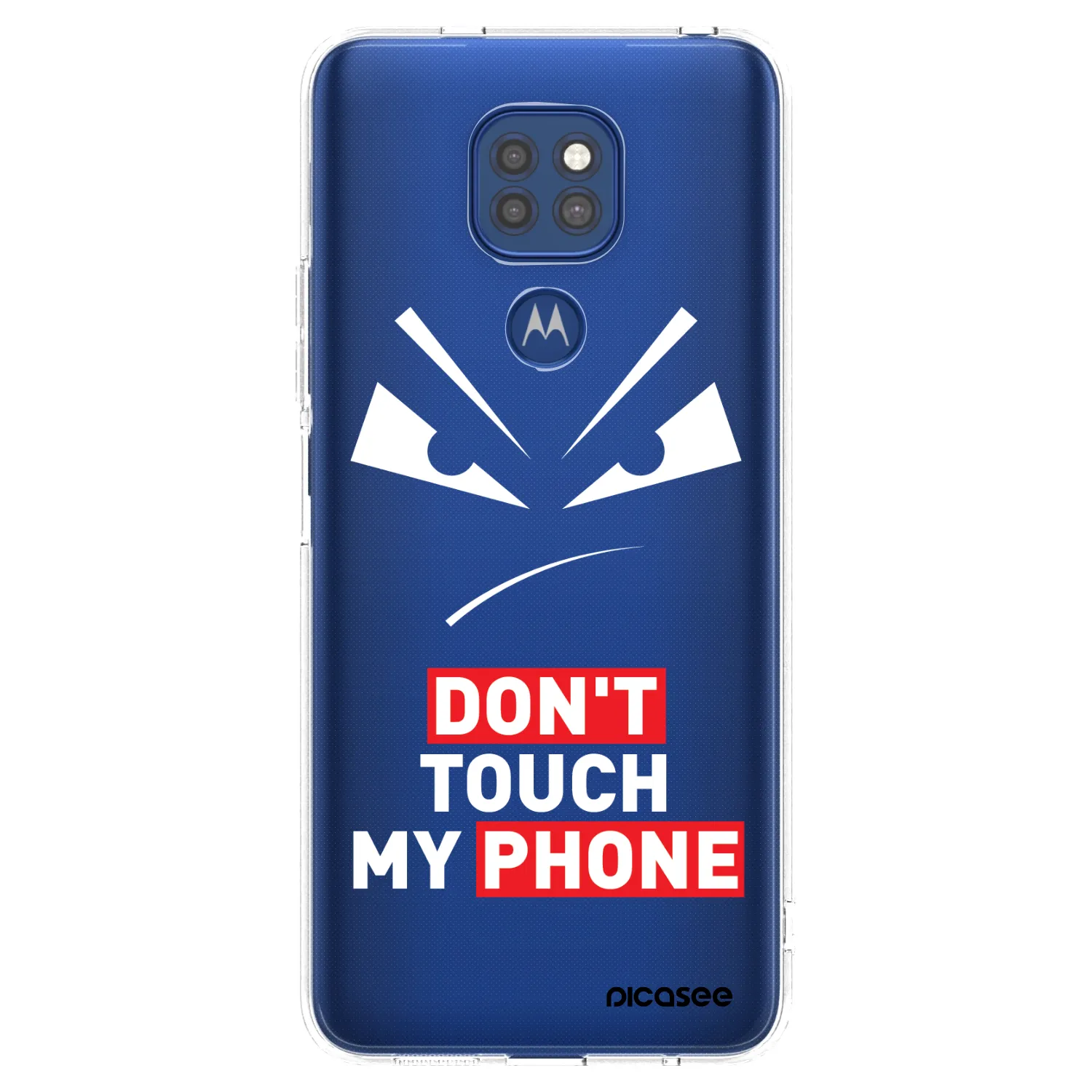 Picasee silikonski prozorni ovitek za Motorola Moto G9 Play - Evil Eye - Transparent