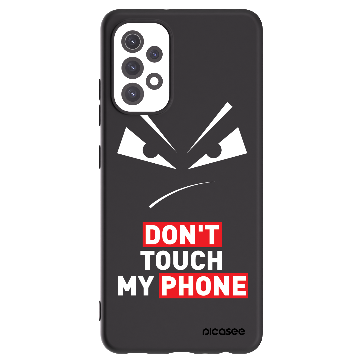 Picasee silikonski črni ovitek za Samsung Galaxy A32 5G A326B - Evil Eye - Transparent