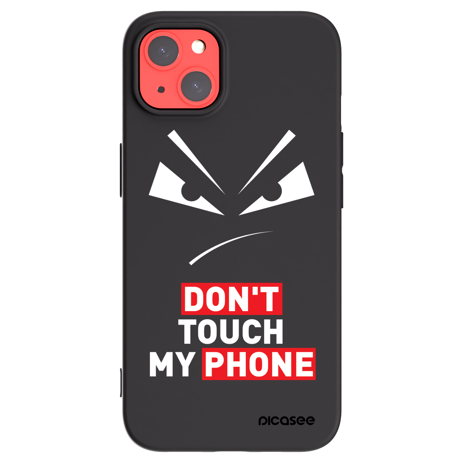 Picasee silikonski črni ovitek za Apple iPhone 13 - Evil Eye - Transparent