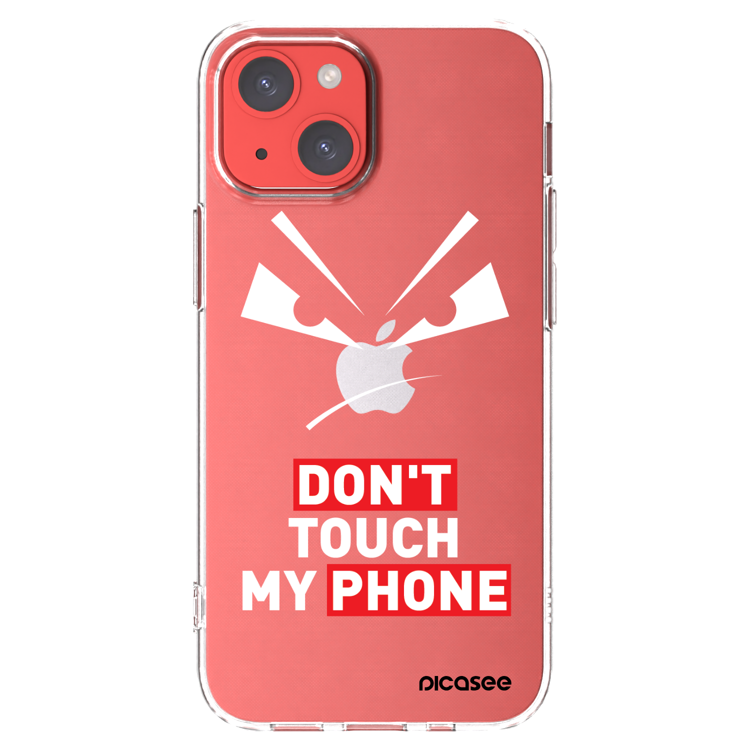 Picasee silikonski prozorni ovitek za Apple iPhone 13 mini - Evil Eye - Transparent