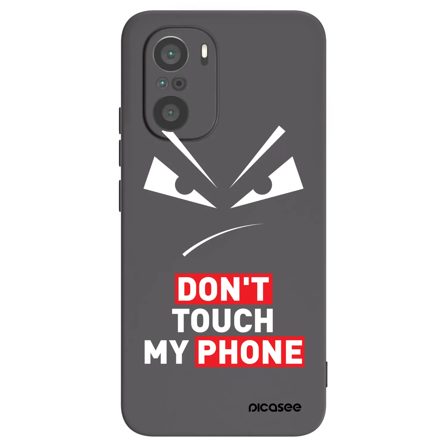 Picasee silikonski črni ovitek za Xiaomi Poco F3 - Evil Eye - Transparent