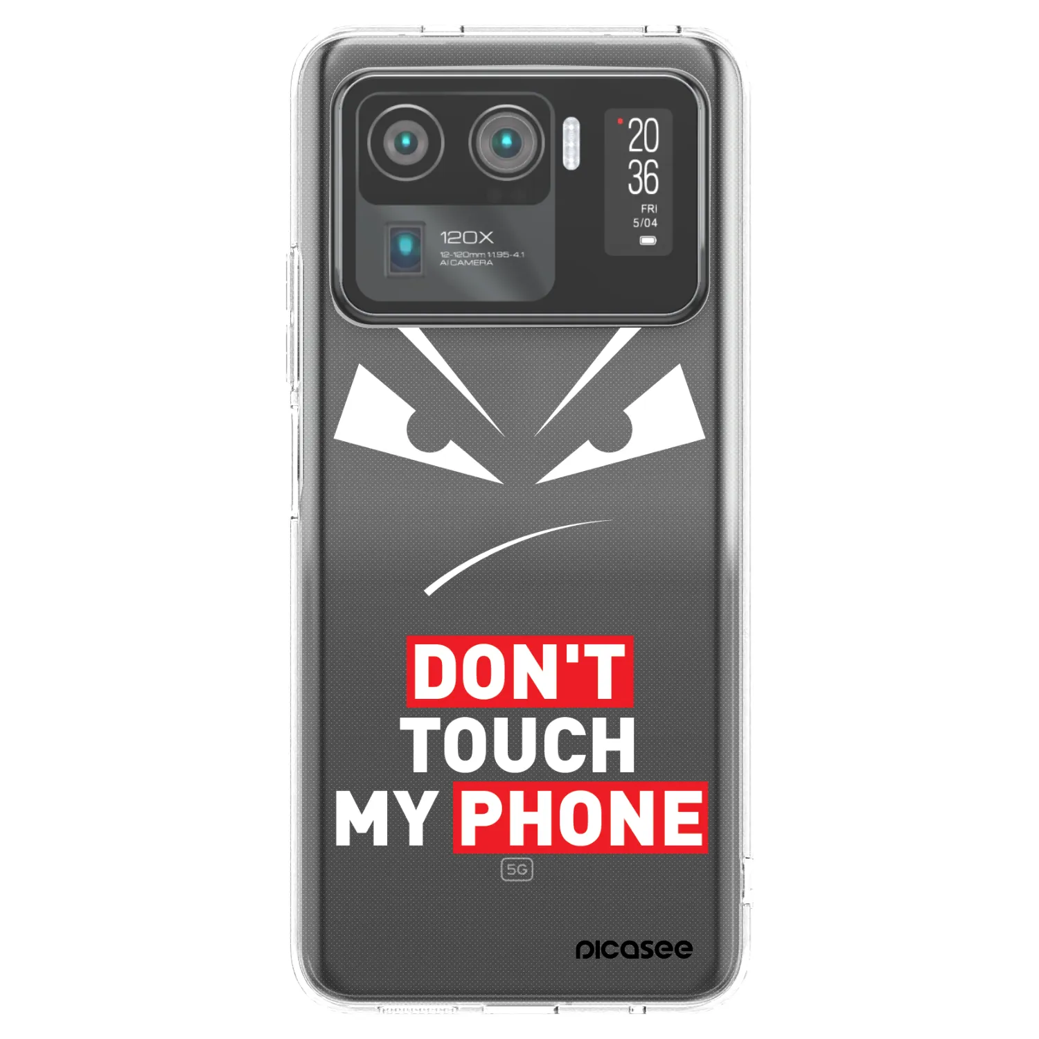 Picasee silikonski prozorni ovitek za Xiaomi Mi 11 Ultra - Evil Eye - Transparent
