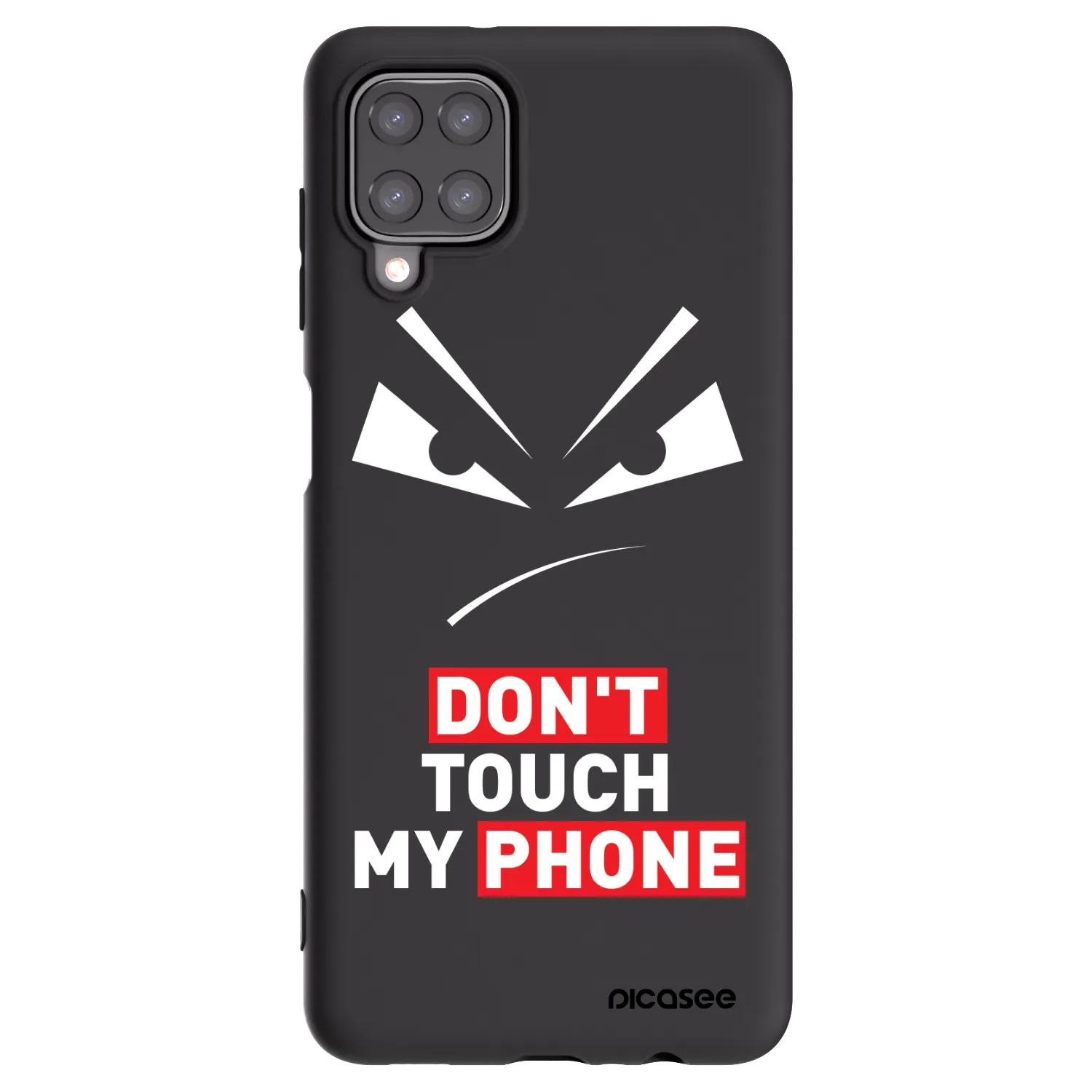 Picasee silikonski črni ovitek za Samsung Galaxy M12 M127F - Evil Eye - Transparent